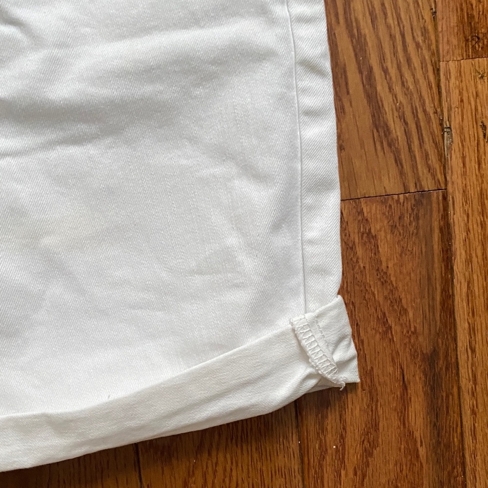 Lee Women's White Bermuda Shorts - Picture 3 of 9